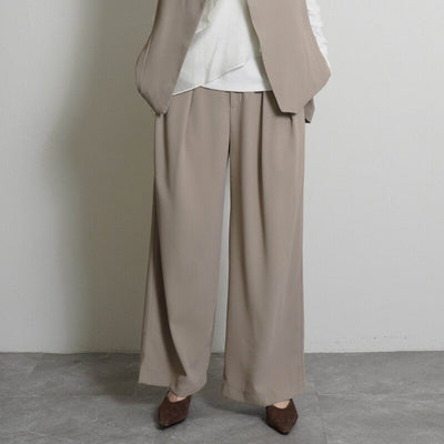 【CYAN tokyo 2026 AW VOL.1】インプリーツジョーゼットワイド - Champdelarose