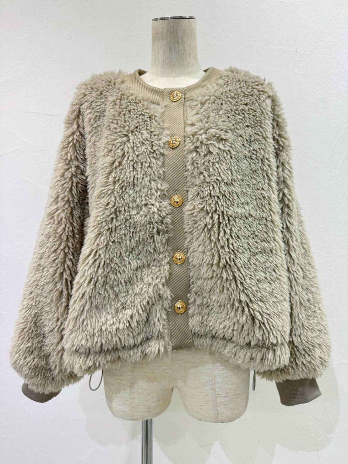 【CYAN tokyo 2026 AW VOL.1】シャギーボアドロストブルゾン - Champdelarose