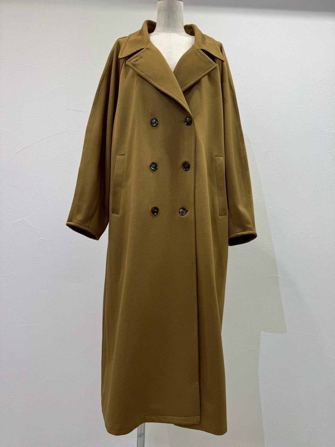 【CYAN tokyo 2026 AW VOL.1】ピンスリーブBIGカルゼコート - Champdelarose