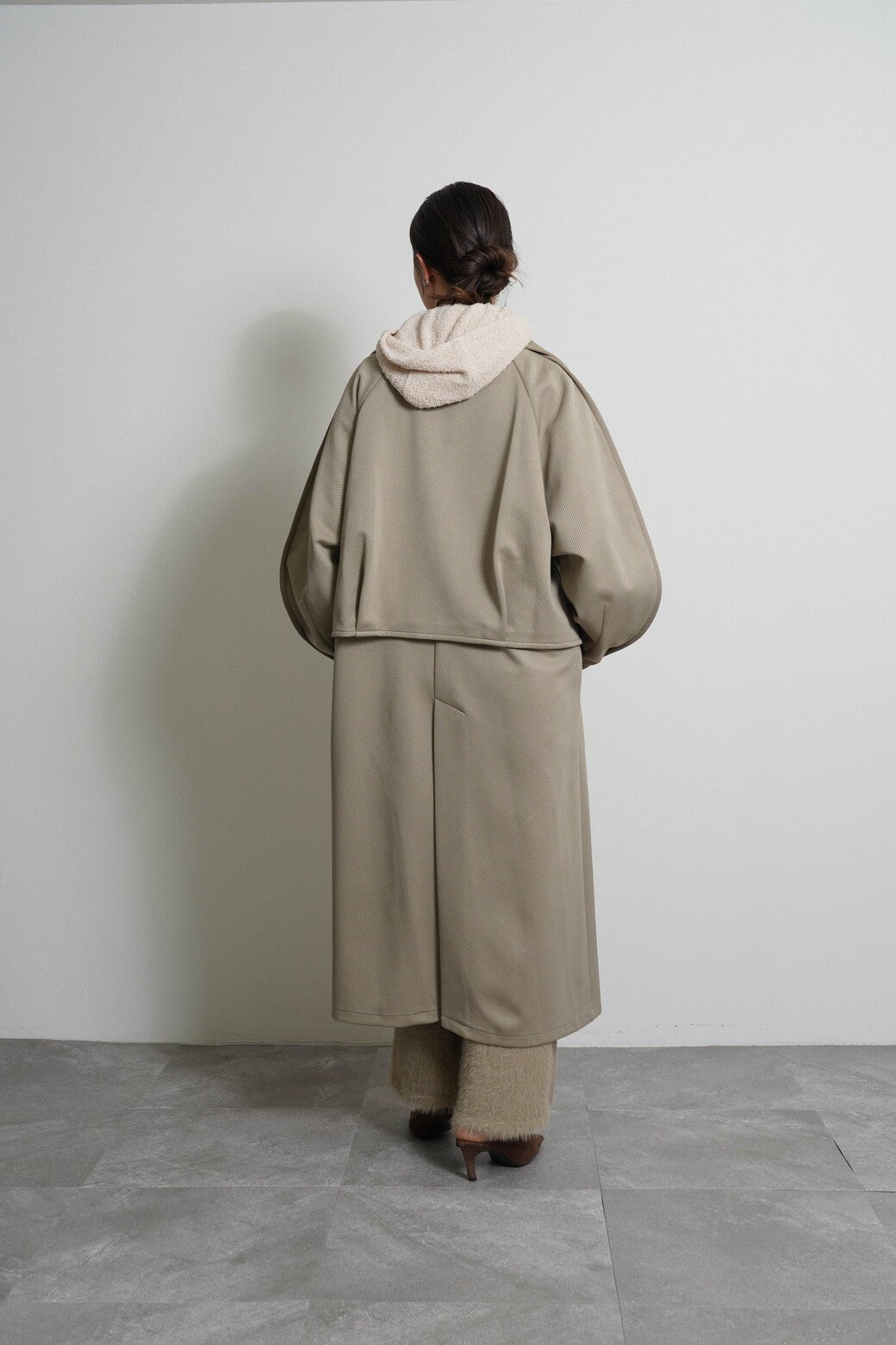【CYAN tokyo 2026 AW VOL.1】ピンスリーブBIGカルゼコート - Champdelarose