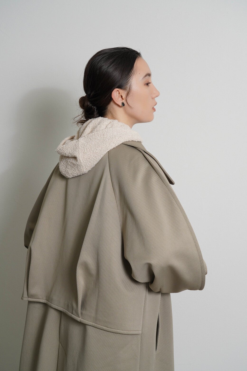 【CYAN tokyo 2026 AW VOL.1】ピンスリーブBIGカルゼコート - Champdelarose