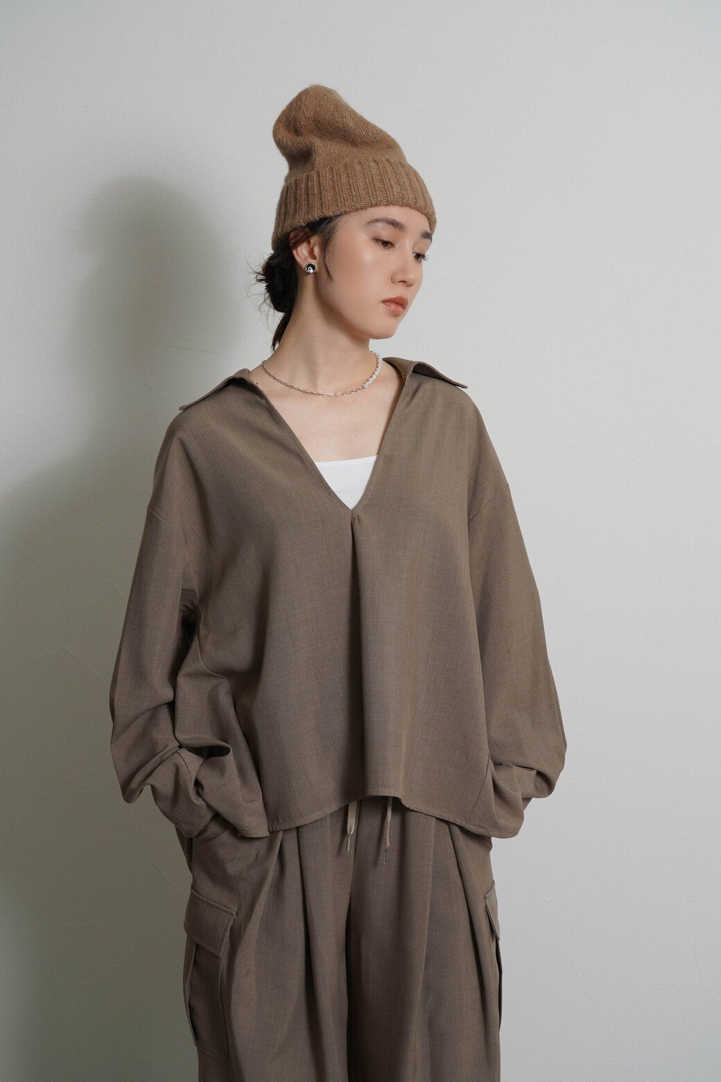 【CYAN tokyo 2026 AW VOL.1】バックフレアスキッパーPO - Champdelarose