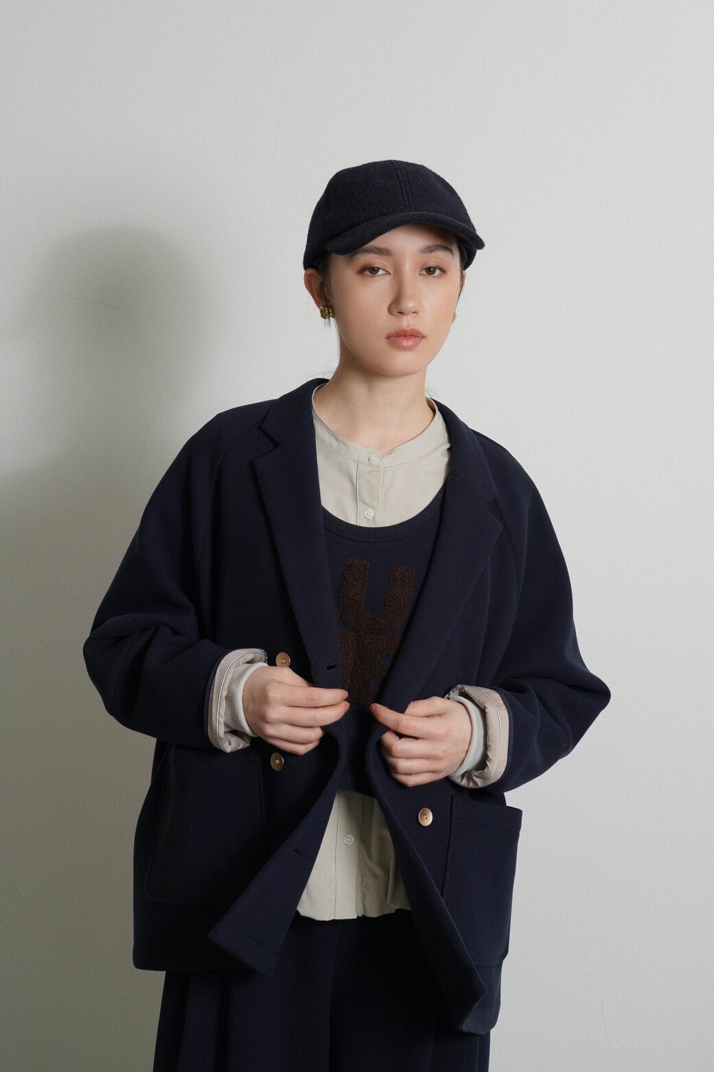 【CYAN tokyo 2026 AW VOL.1】マイクロフリースWジャケット - Champdelarose