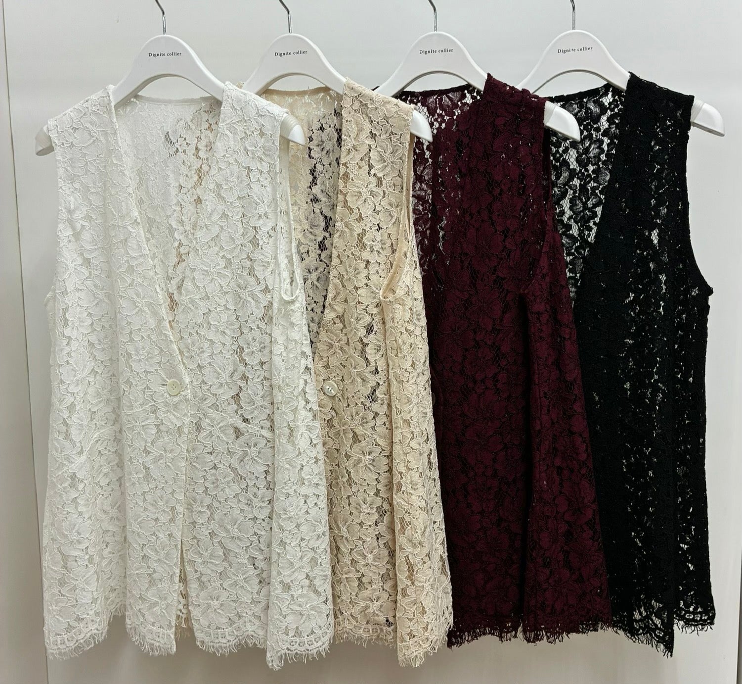 【Dignite collier 2026 AW】レースジレ - Champdelarose