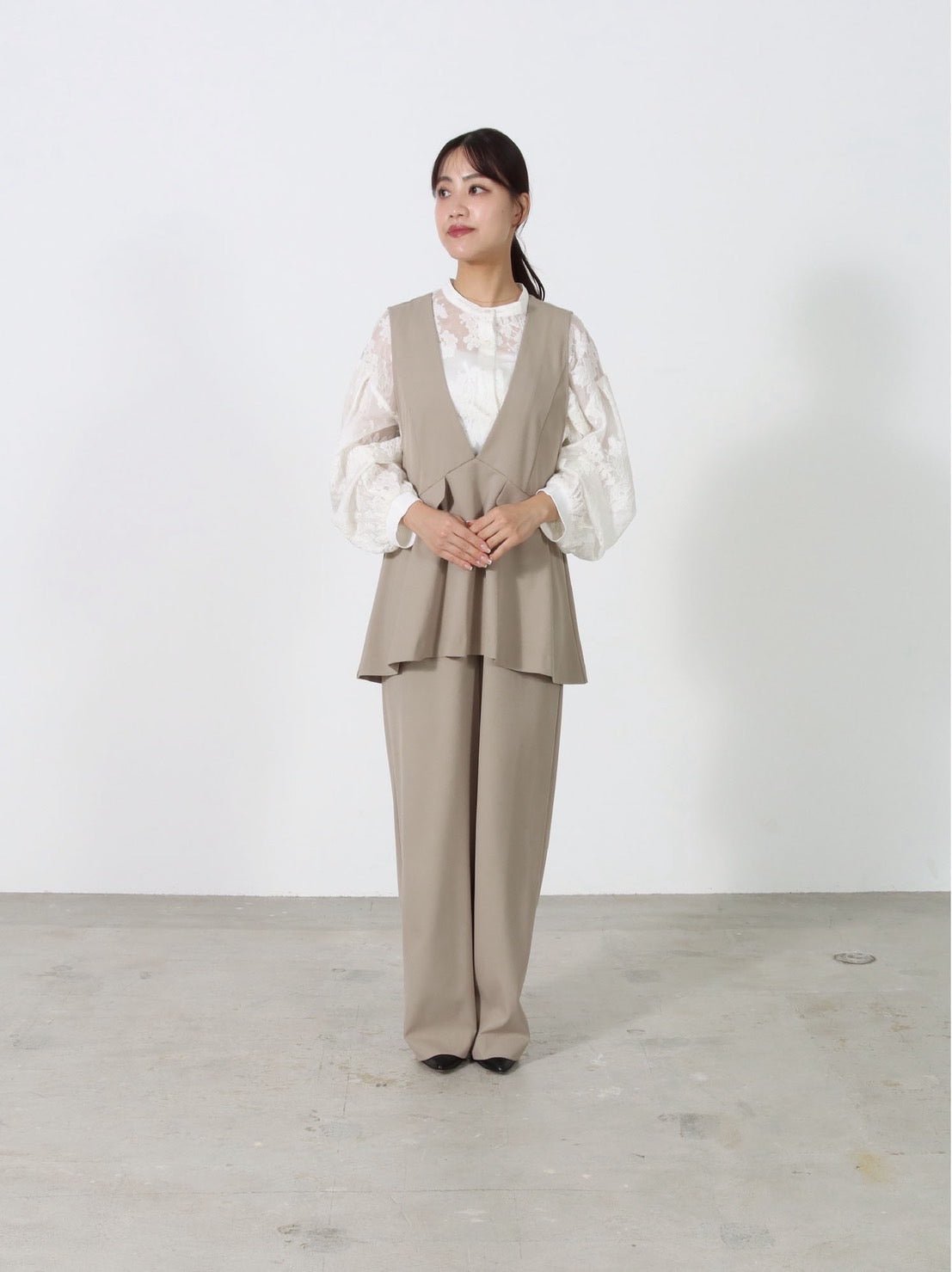 【ESPEYRAC 2027 SPRING】ペプラムオールインワン-2月上旬頃発送 - Champdelarose