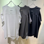 【champdelarose×anana】オフショルダー風ロングTシャツ