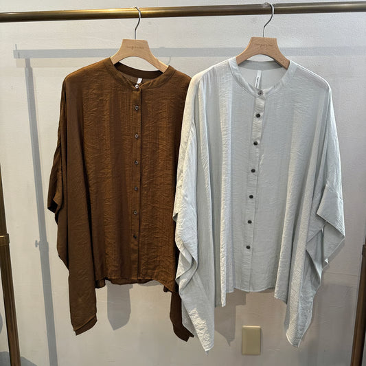 【Dignite collier】ワイドポンチョブラウス