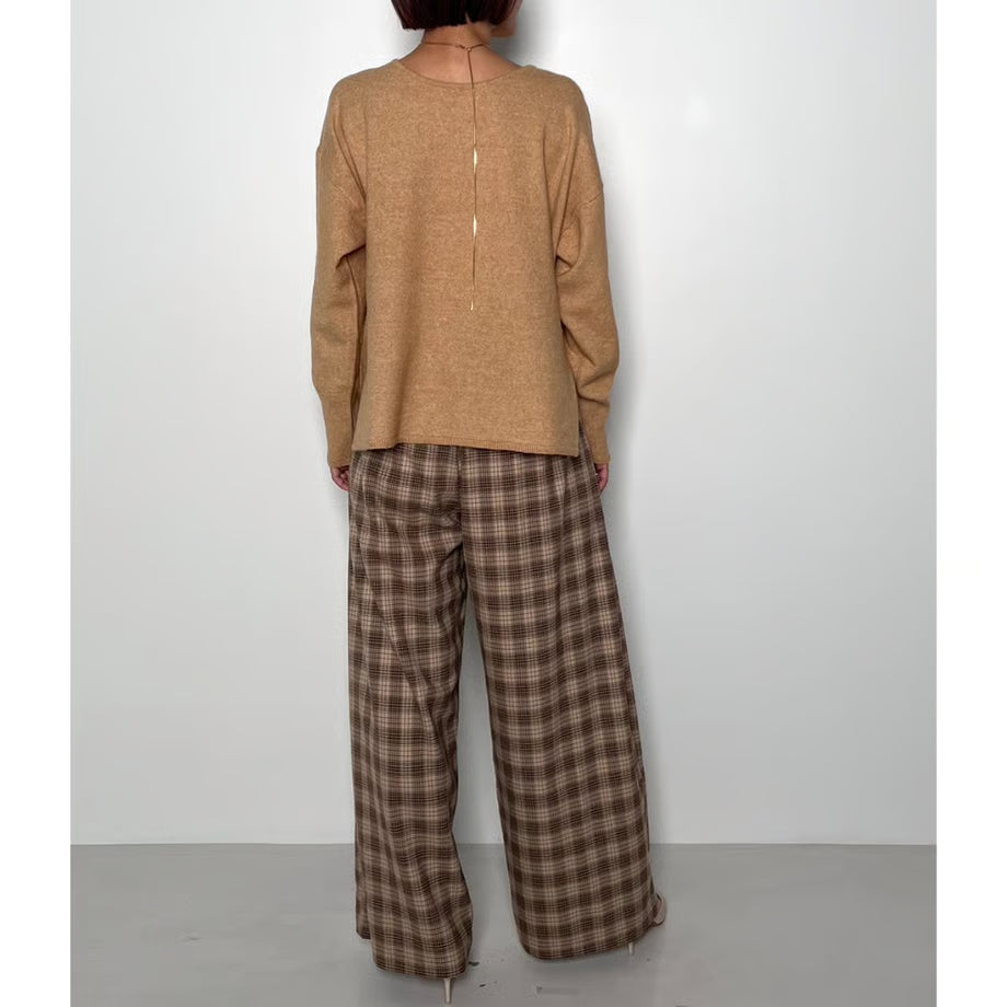 【CHIGNON 2025 AUTUMN/WINTER】チェックサイドタックPT