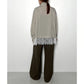 【CHIGNON 2025 AUTUMN/WINTER】レースヘムスタンドカラーSH