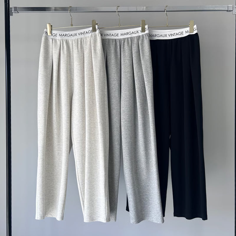 再販決定‼️【MARGAUX 2025 PRE FALL】ロゴウエストゴムタックパンツ