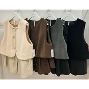 【Dignite collier 2025 AUTUMN/WINTER】ボア切替ジレ