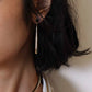 【CHIGNON 2025 AUTUMN/WINTER】オニキスロングドロップピアス