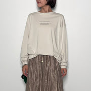 [CHIGNON 2025 AUTUMN/WINTER] "CHEERS" Logo Long Tee