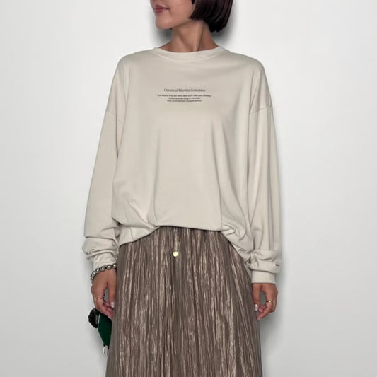 【CHIGNON 2025 AUTUMN/WINTER】”CHEERS”ロゴロンTee