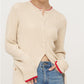 【YENN 2025 AUTUMN/WINTER】WOOL RIB CREW CD