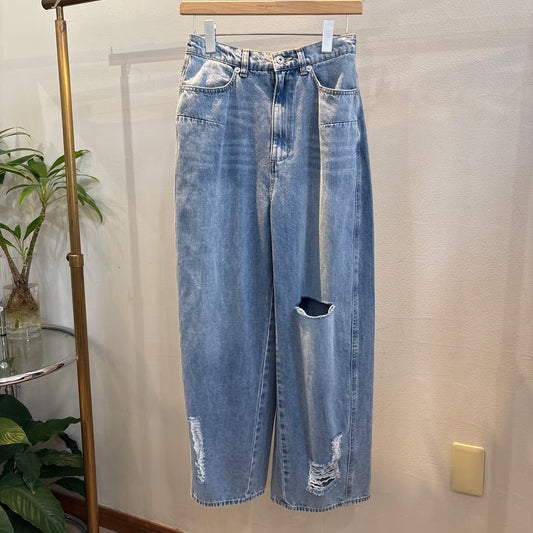 再入荷決定‼【CYNICAL】ダメージカーブデニムパンツ