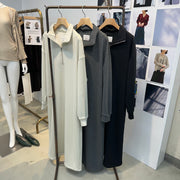 【cafune / PASSIONE 2025 WINTER】FAMMET half zip onepiece