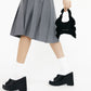 【PLEATS MAMA】Ruffle Mini Tote Bag