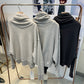 【cafune / PASSIONE 2025 WINTER】cotton lyocell off turtle pullover