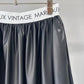 【MARGAUX 2025 WINTER】バルーンレザースカート