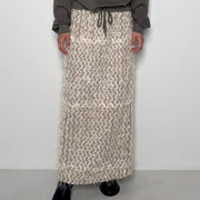 [CHIGNON 2025 AUTUMN/WINTER] MIX Fringe Narrow Skirt