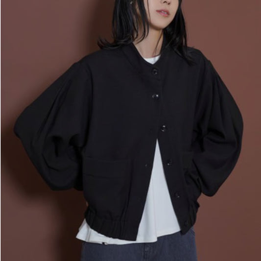 【CYAN 2025 AW vol.2】ワイドスリーブウーリーショートブルゾン