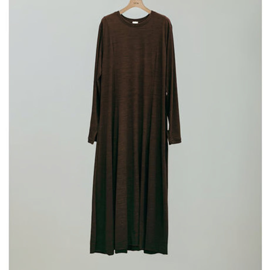 【YENN LIMITED ORDER】SLUB FLARE DRESS
