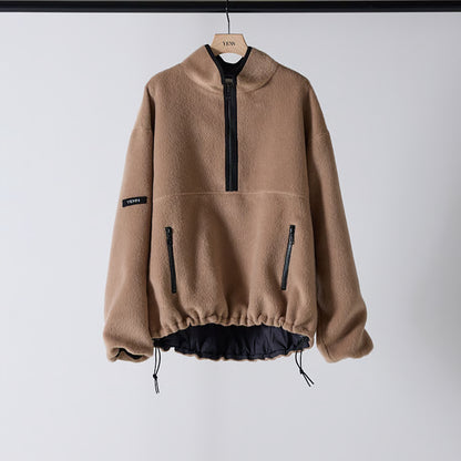 【YENN 2025 AUTUMN/WINTER】SHAGGY HALF ZIP JK
