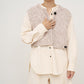 【YENN 2025 AUTUMN/WINTER】MIX HAND KNIT VEST