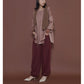 【CYAN 2025 AW vol.2】クロッシーヘンリーリブブラウス