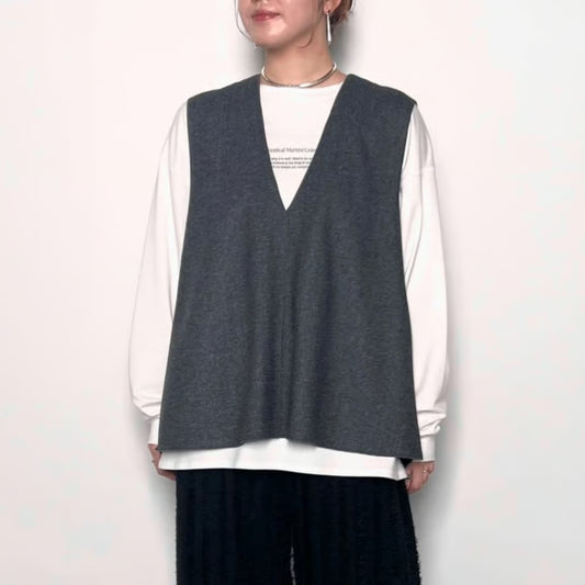 【CHIGNON 2025 AUTUMN/WINTER】Wフェイスジャージジレ