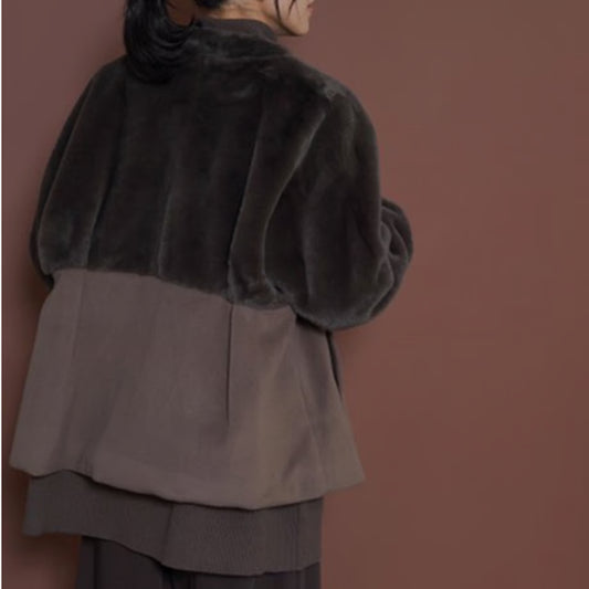 【CYAN 2025 AW vol.2】ファーコンビカーデブルゾン