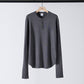 【YENN 2025 AUTUMN/WINTER】HENRY NECK LONG TEE