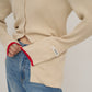 【YENN 2025 AUTUMN/WINTER】WOOL RIB CREW CD