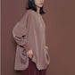 【CYAN 2025 AW vol.2】クロッシーヘンリーリブブラウス