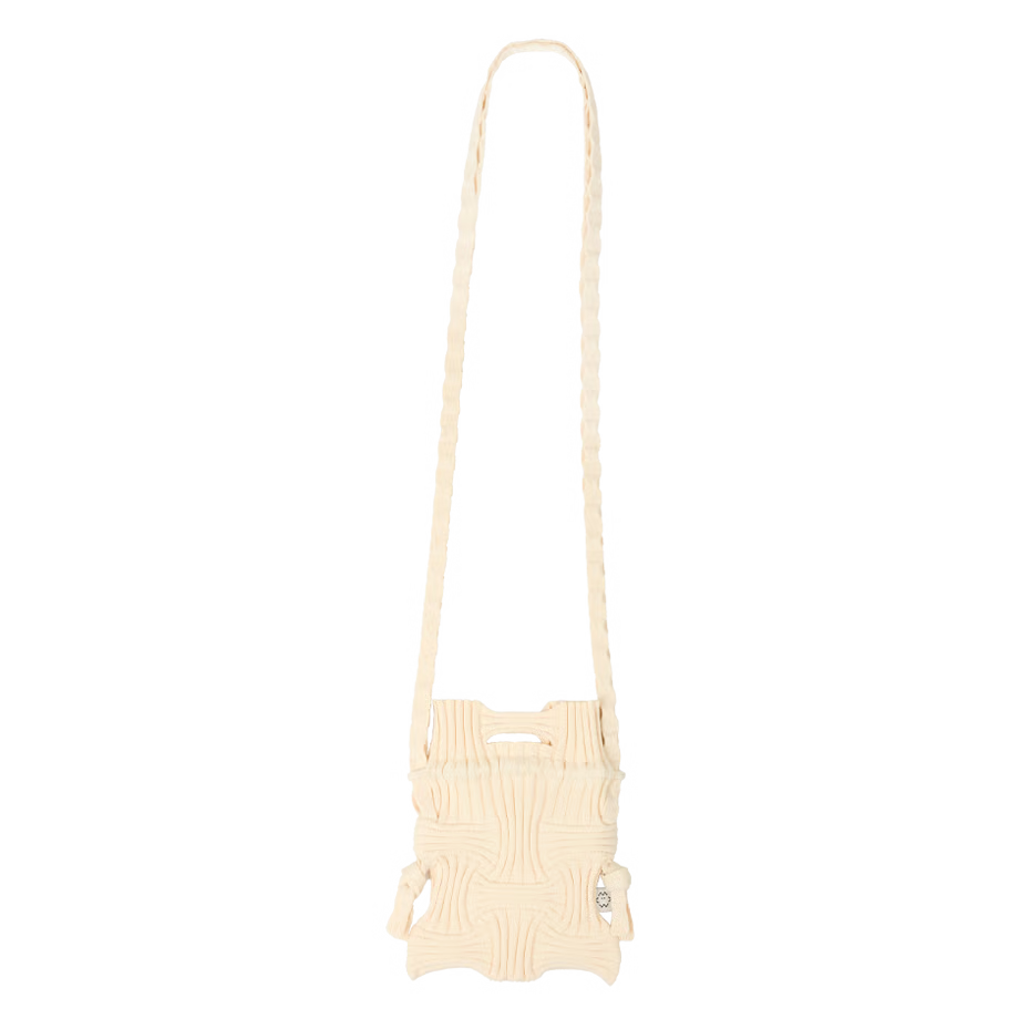 PLEATS MAMA】MINI CROSS BOW BAG – Champdelarose PLEATS MAMA】MINI CROSS BOW BAG – Champdelarose