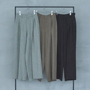 【ante aciem 25aw exhibition】エステルストレッチ マニッシュタック
