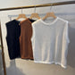 【select】レイヤード風ニットタンクトップ