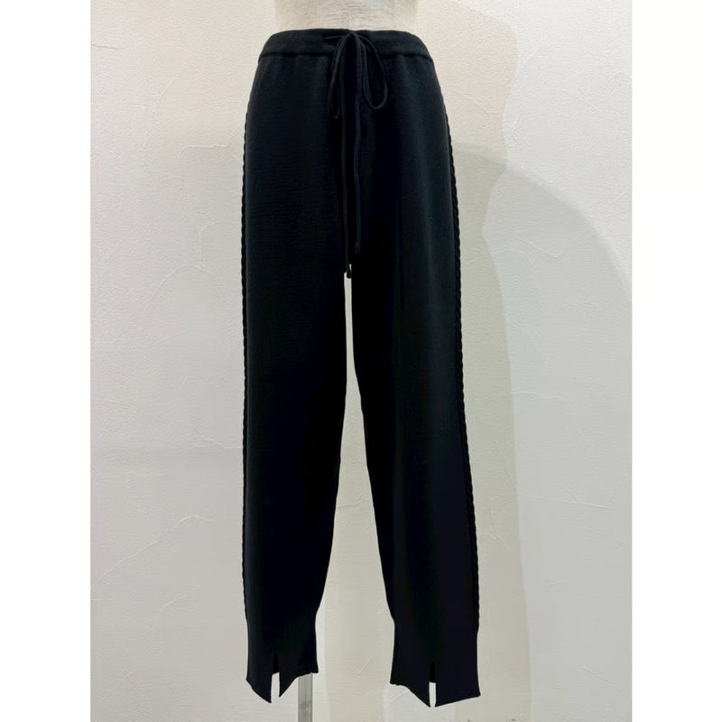 【CYAN】ケーブルラインニットジョガー