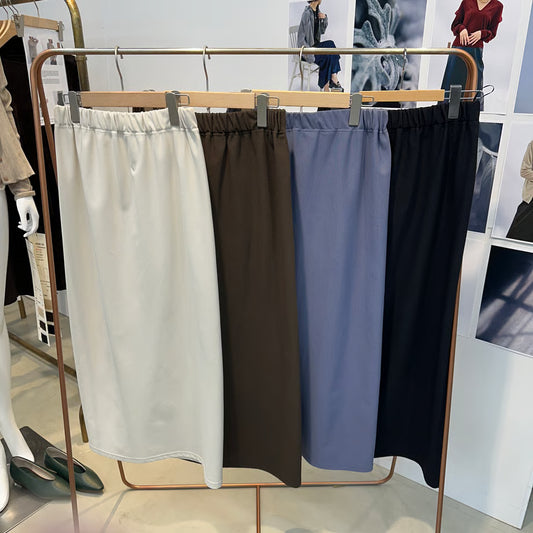 【cafune / PASSIONE 2025 WINTER】warm pique stretch tight skirt