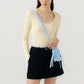 【PLEATS MAMA】MINI CROSS BOW BAG