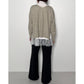 【CHIGNON 2025 AUTUMN/WINTER】サイドスリット2WAYニット