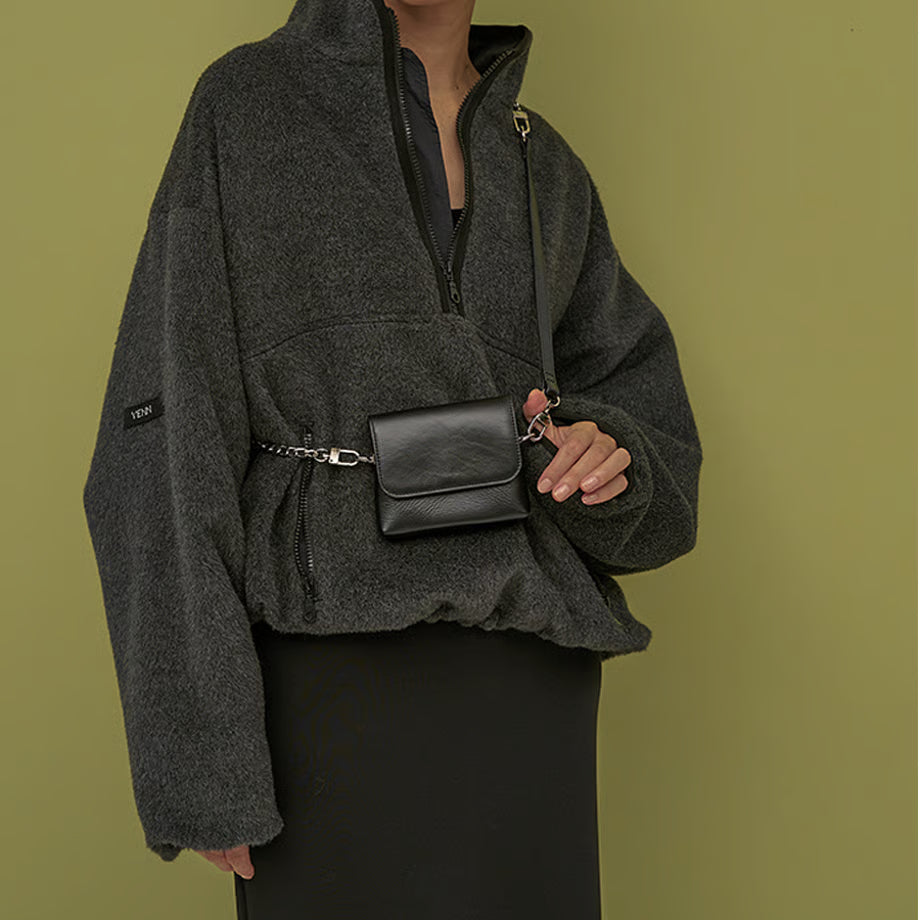 【YENN 2025 AUTUMN/WINTER】CHAIN BELT POUCH