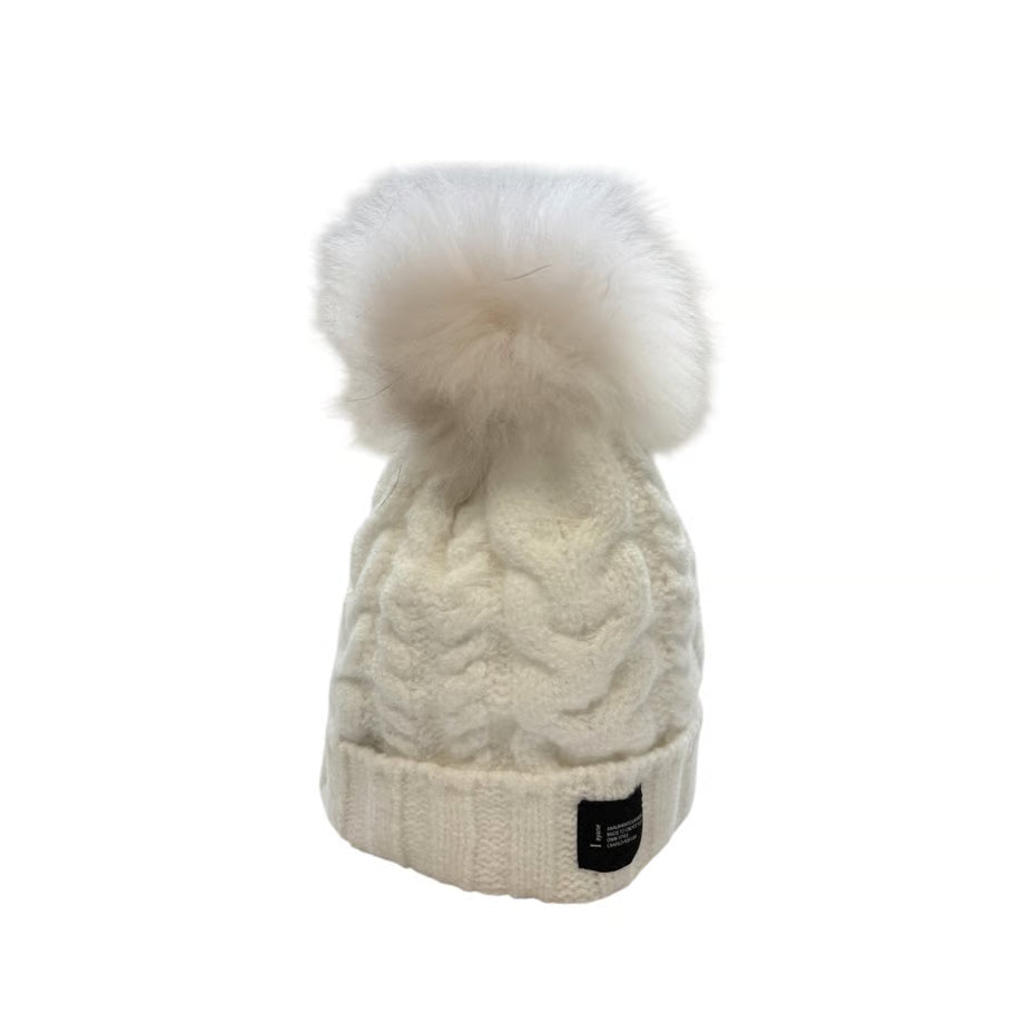 ayane 2025 WINTER】ラクーンボンボンニット帽 – Champdelarose