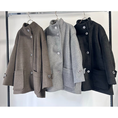 【MARGAUX 2025 WINTER】スタンドカラーコート