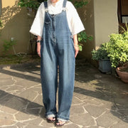 【select】ワークテイストデニムオールインワン