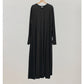 【YENN LIMITED ORDER】SLUB FLARE DRESS