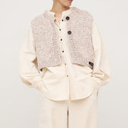 【YENN 2025 AUTUMN/WINTER】MIX HAND KNIT VEST