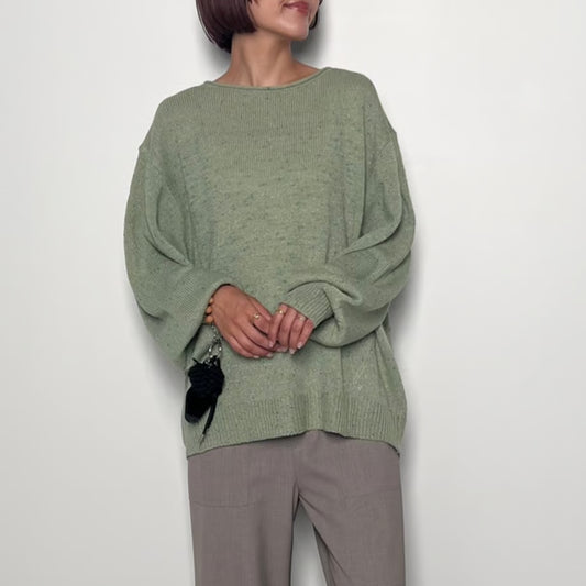 【CHIGNON 2025 AUTUMN/WINTER】ラメMIXニット