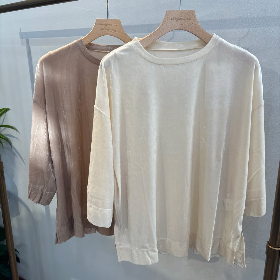 【hunch】シアーベロアオーバーT